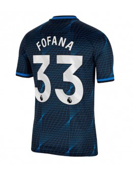 Moški Nogometna dresi replika Chelsea Wesley Fofana #33 Gostujoči 2023-24 Kratek rokav